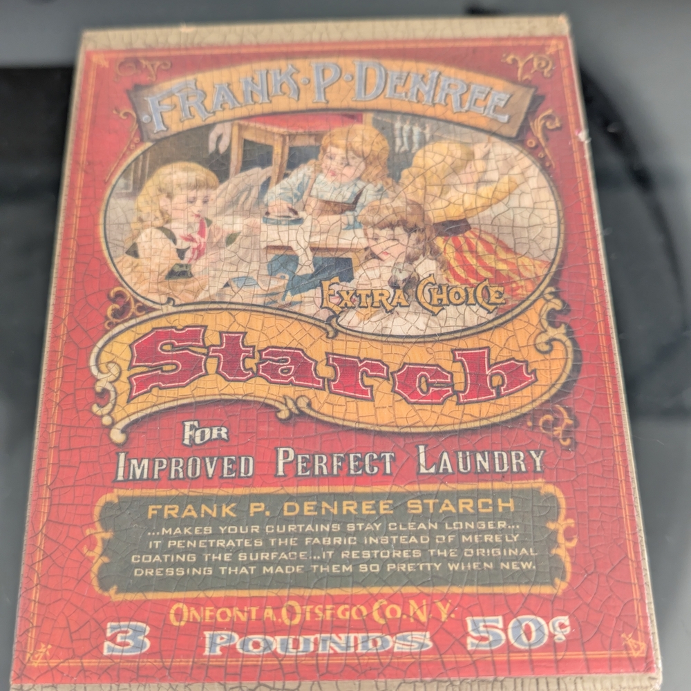 Frank P. Denree Starch Box